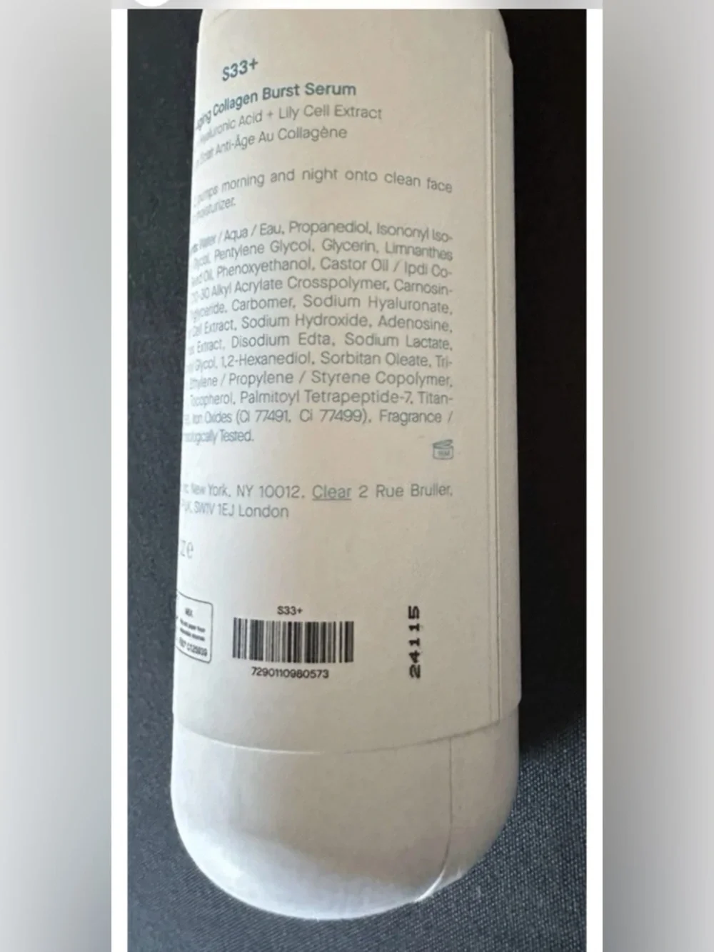 Spoiled Child S33+ ANTI-AGING COLLAGEN BURST SERUM Hydrates Skin ALL Day NEW
